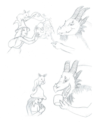Screenshot 9 for Dragon and Bunny Narrative Coloring Book