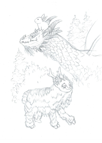 Screenshot 12 for Dragon and Bunny Narrative Coloring Book
