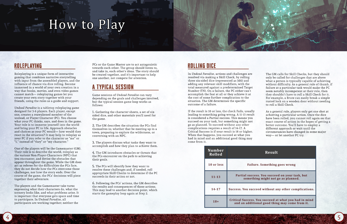 Screenshot 4 for Undead Paradise TTRPG