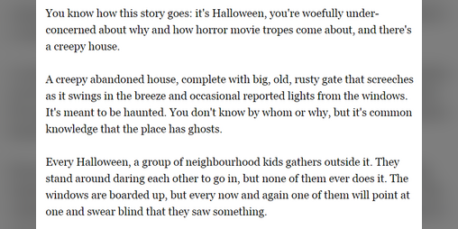 Cover image for White Dude in a Horror Movie Sim 2k15