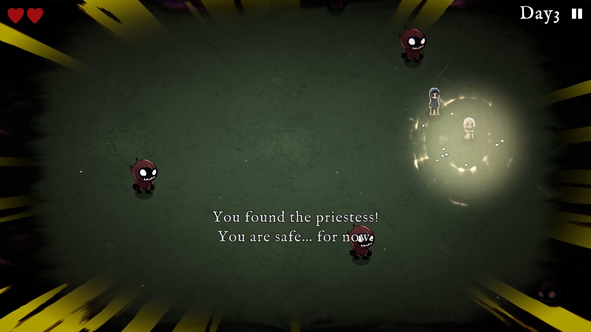 Screenshot 3 for Suddenly I’m Surrounded by Cultists, and Only a Priestess With a Mysterious Aura Can Save Me