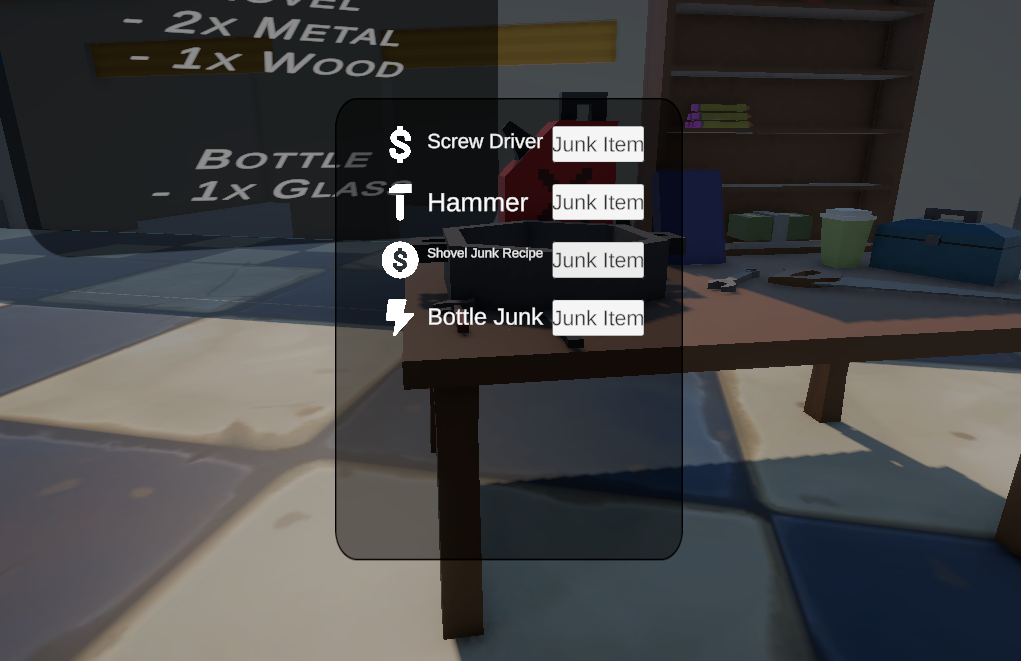 Crafting System Demo by NAM3887