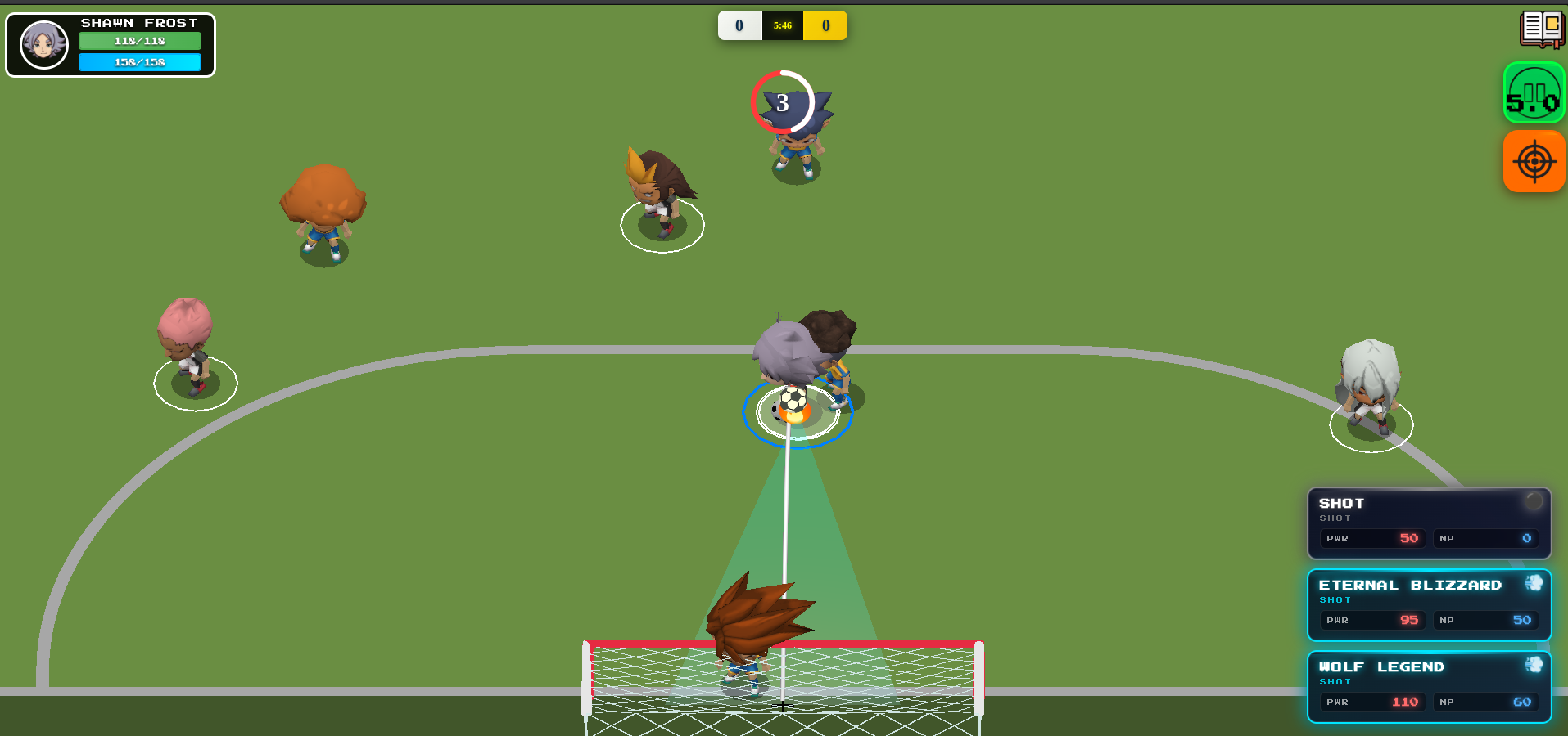Screenshot 6 for Inazuma Eleven Showdown - DS Port