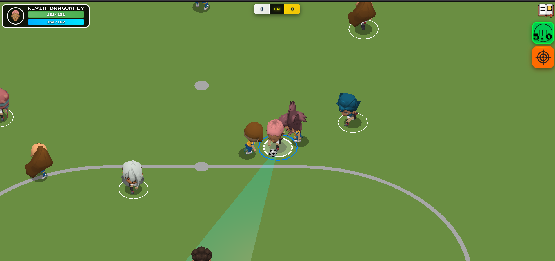 Screenshot 4 for Inazuma Eleven Showdown - DS Port