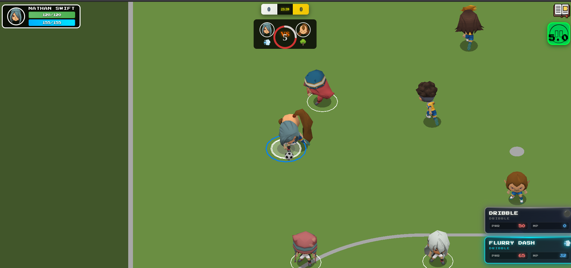 Screenshot 5 for Inazuma Eleven Showdown - DS Port
