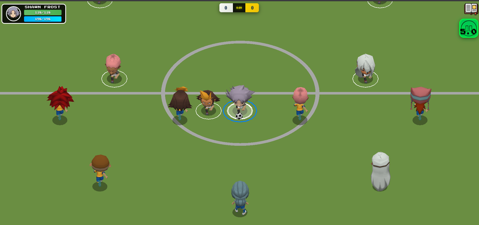 Screenshot 3 for Inazuma Eleven Showdown - DS Port