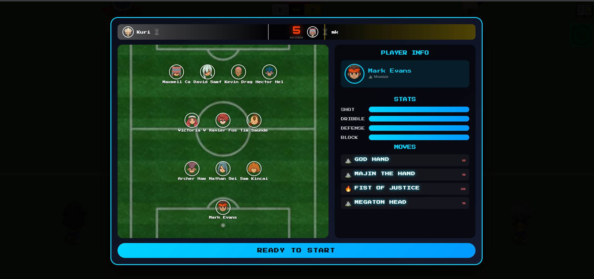 Screenshot 2 for Inazuma Eleven Showdown - DS Port