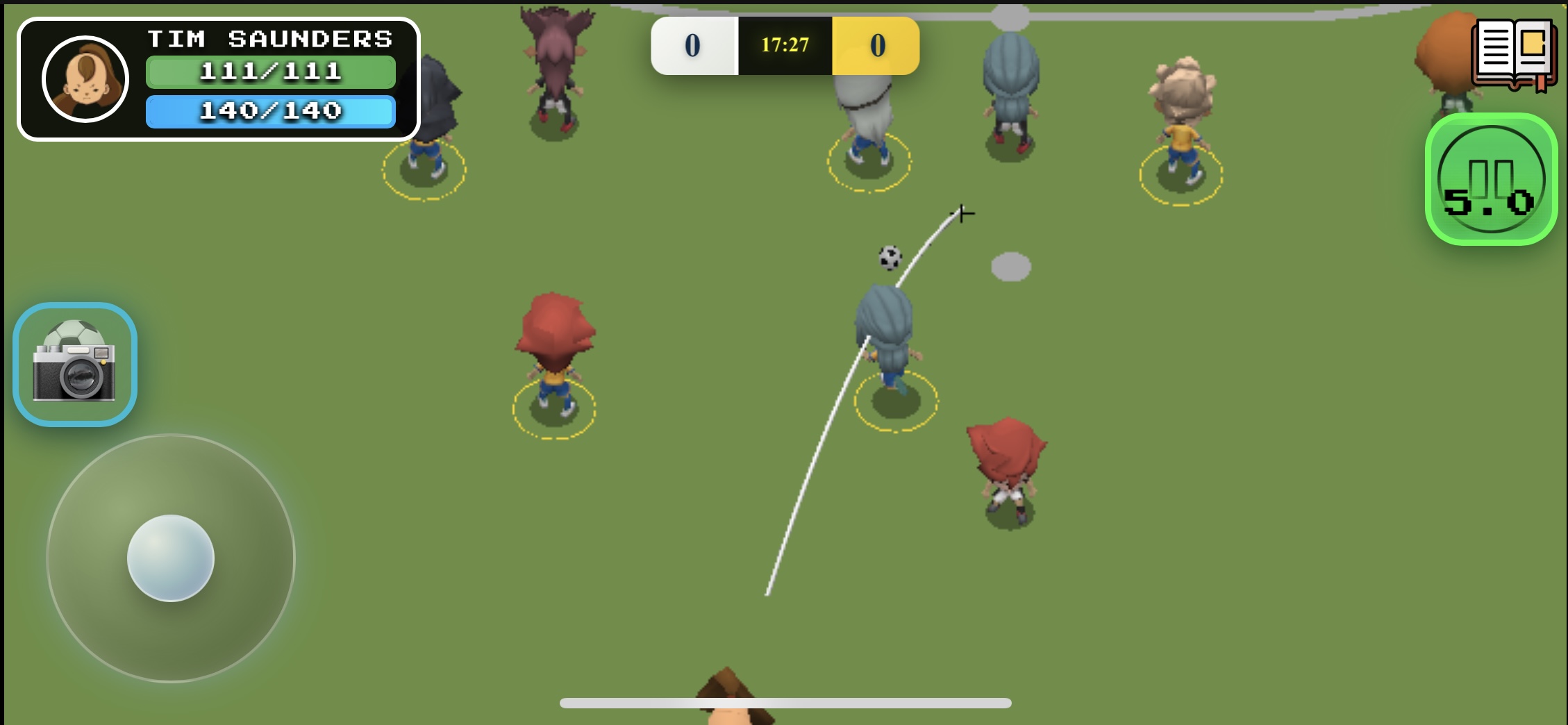 Screenshot 7 for Inazuma Eleven Showdown - DS Port