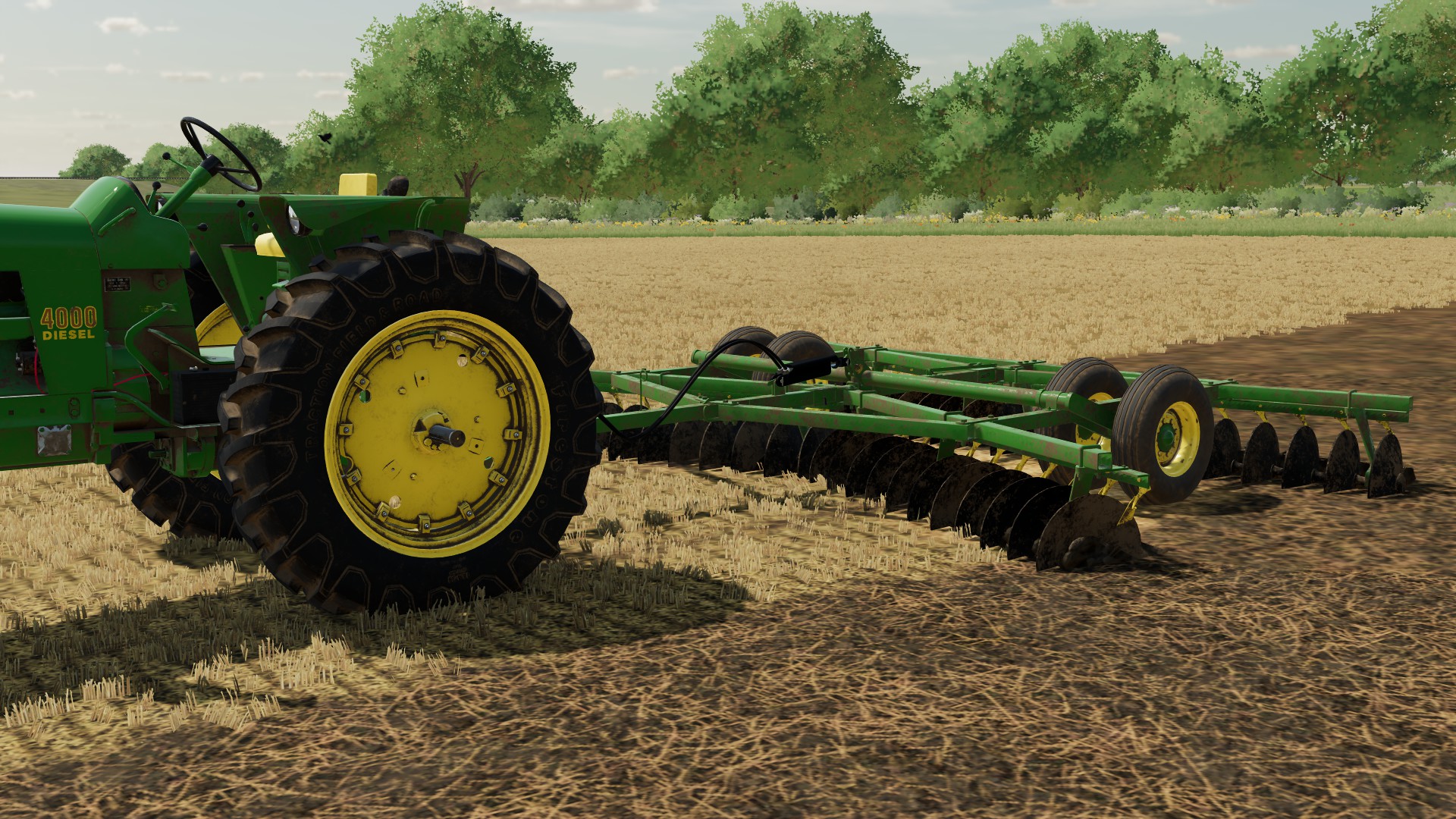 Screenshot 3 for John Deere BW 16' Disc Harrow - FS22