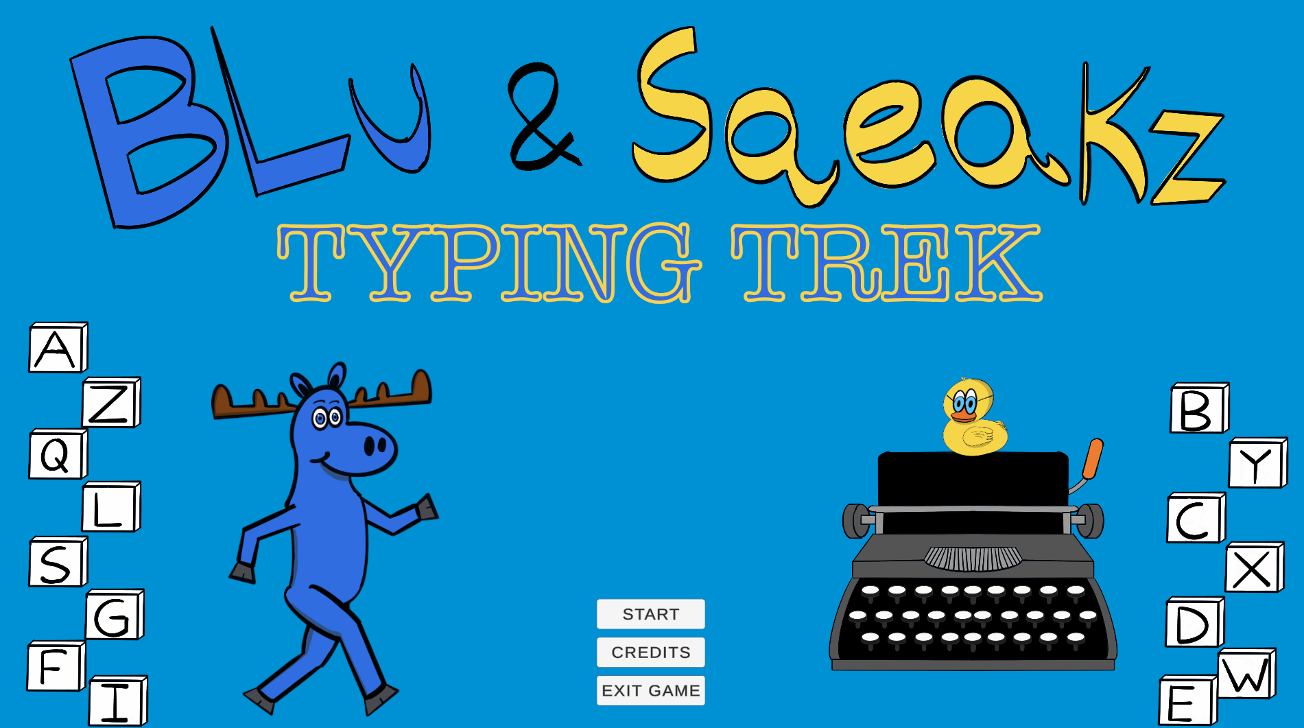 Screenshot 2 for Blu and Sqeakz Typing Trek