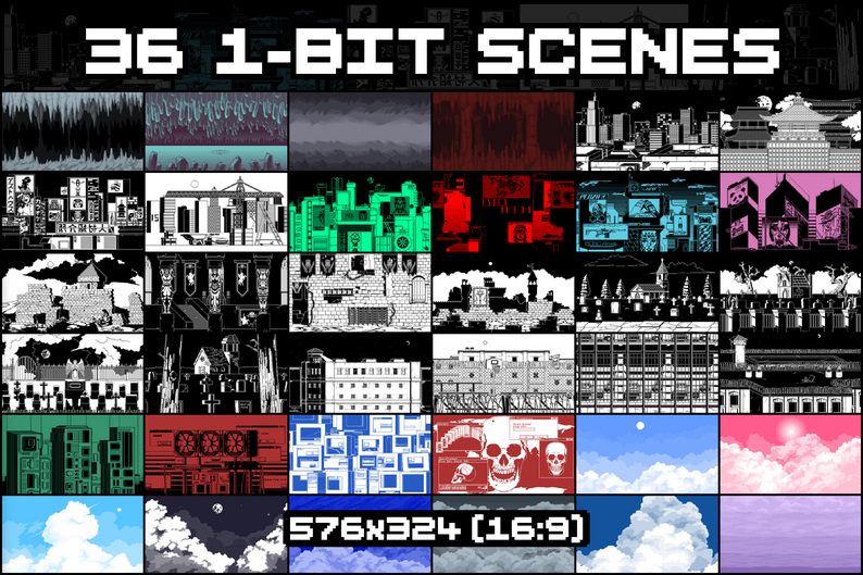 280 Ultimate Pixel Backgrounds Collection by Free Game Assets (GUI ...