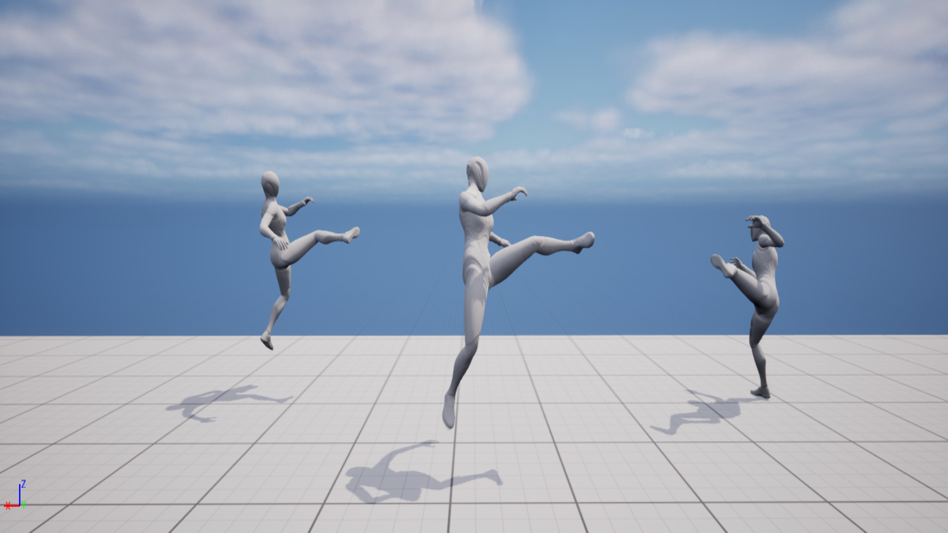 Slide Kick Animation Acrobatic Kick Animations Part 1 by Wolff's Studio