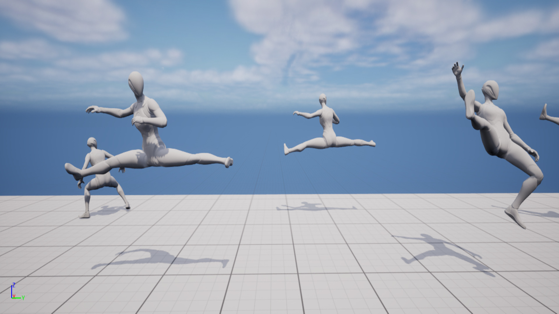 Slide Kick Animation Acrobatic Kick Animations Part 1 by Wolff's Studio