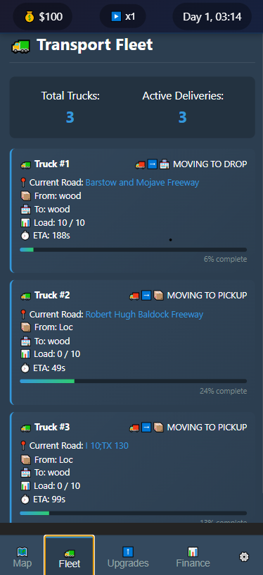 Screenshot 4 for Idle Supply Chain Management