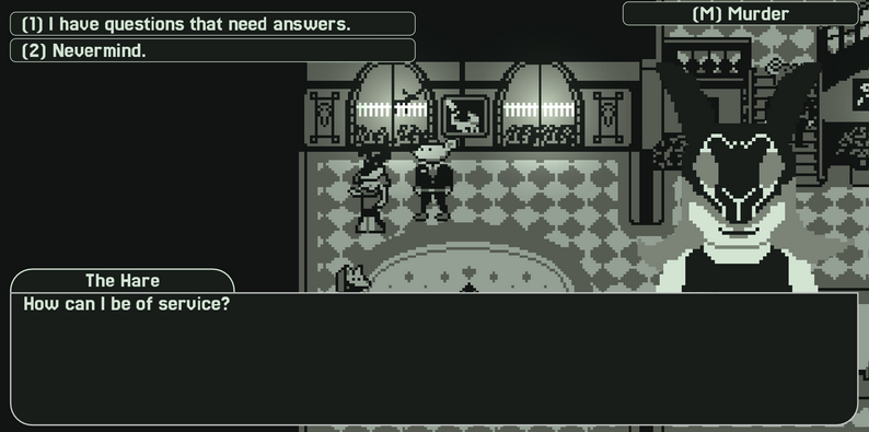 Massaquerade character dialogue