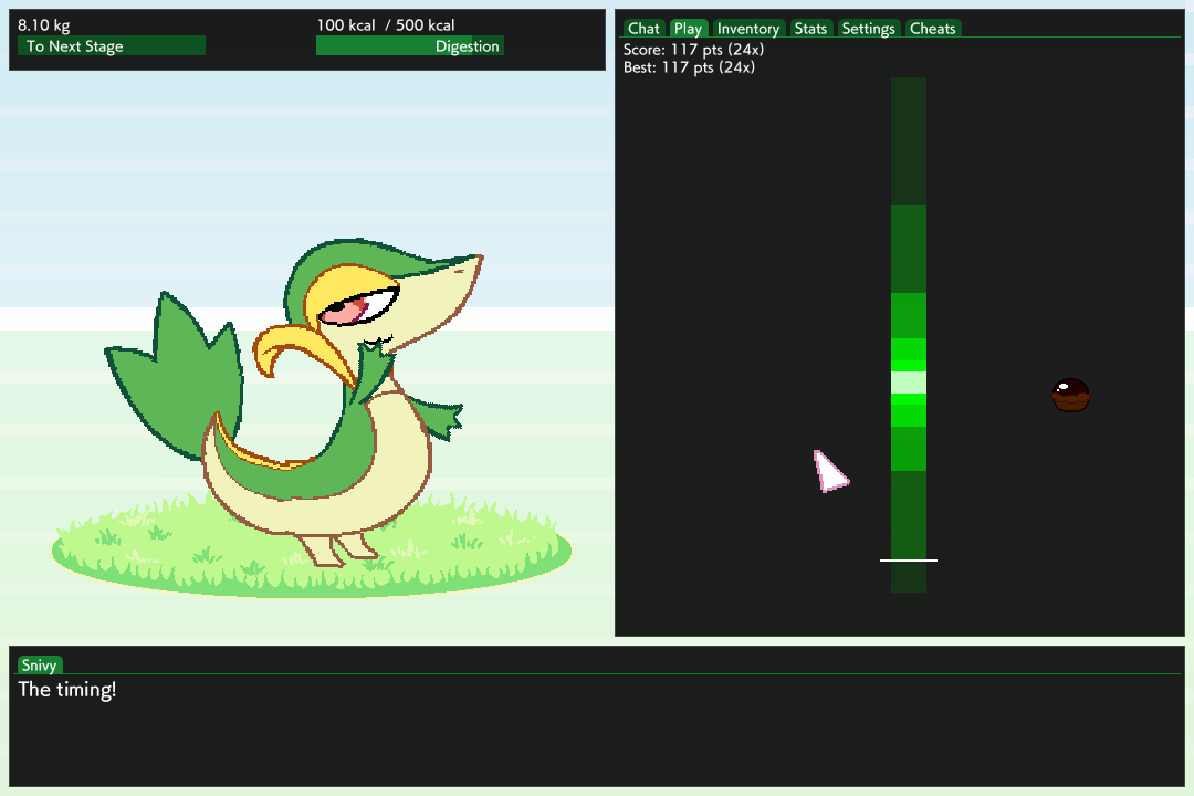 Feed Snivy screenshot 1