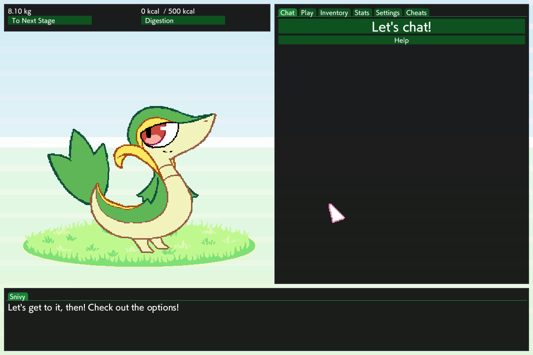 Feed Snivy screenshot 2