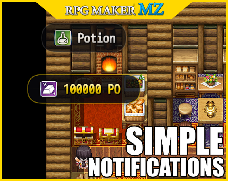 Simple Notifications for RPG MAKER MZ by zoeistabby