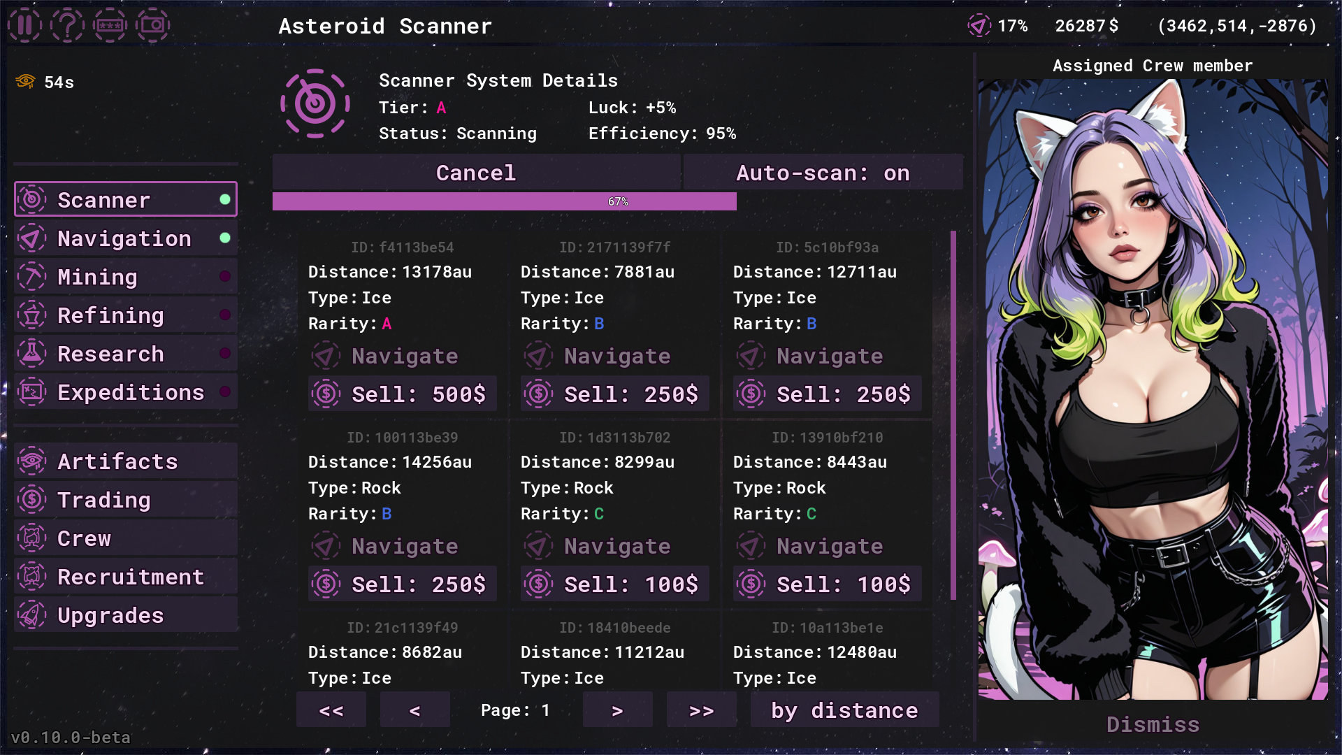 Screenshot 7 for Interstellar Cat Girl Expansion: Idle 😻🌌