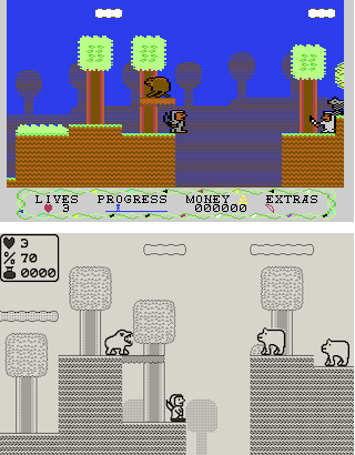Screenshot 2 for In The Middle Of Ages (C64, Playdate)