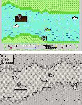 Screenshot 3 for In The Middle Of Ages (C64, Playdate)