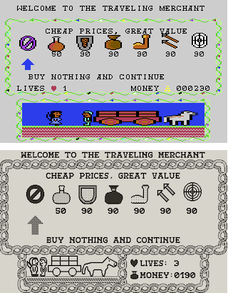 Screenshot 5 for In The Middle Of Ages (C64, Playdate)