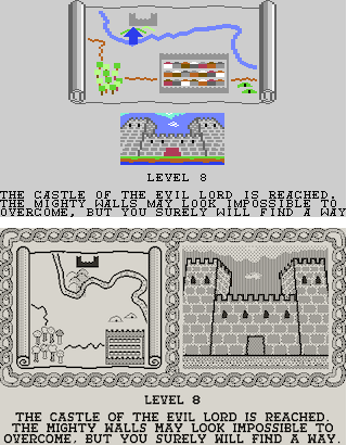 Screenshot 6 for In The Middle Of Ages (C64, Playdate)