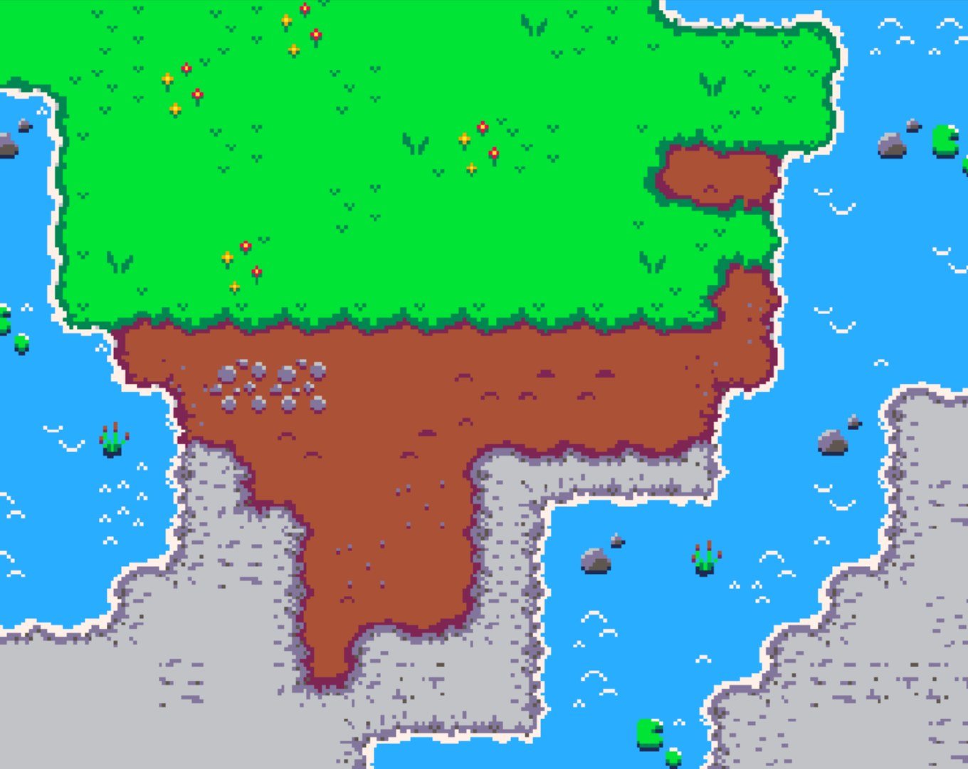 The Land and Water - Cozy Tilemap set [16 x 16] by KrabbyFries