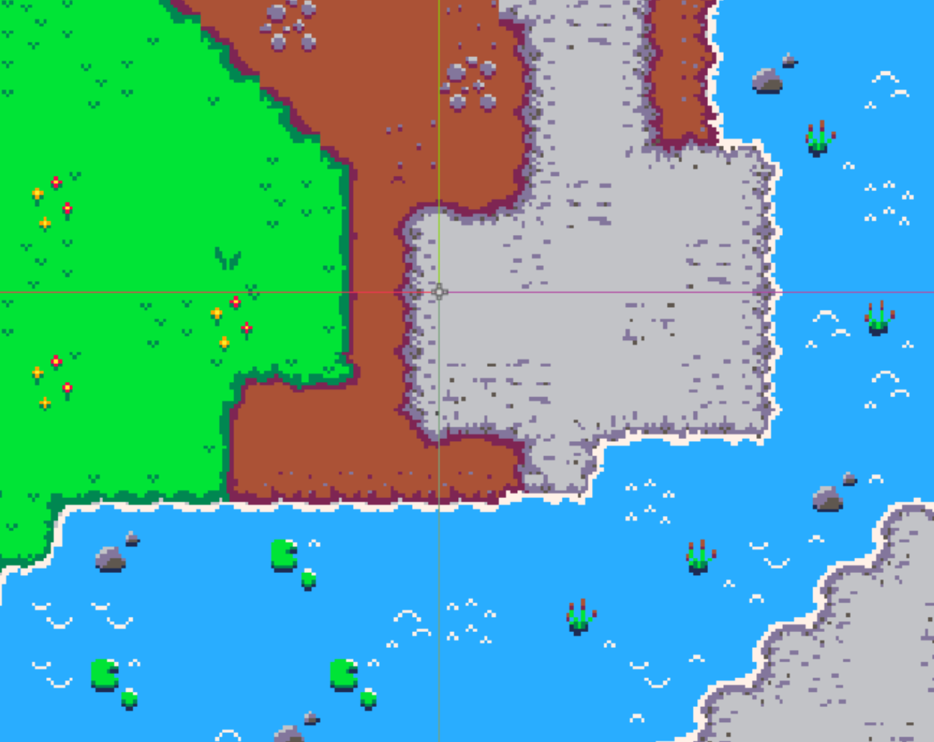 The Land and Water - Cozy Tilemap set [16 x 16] by KrabbyFries
