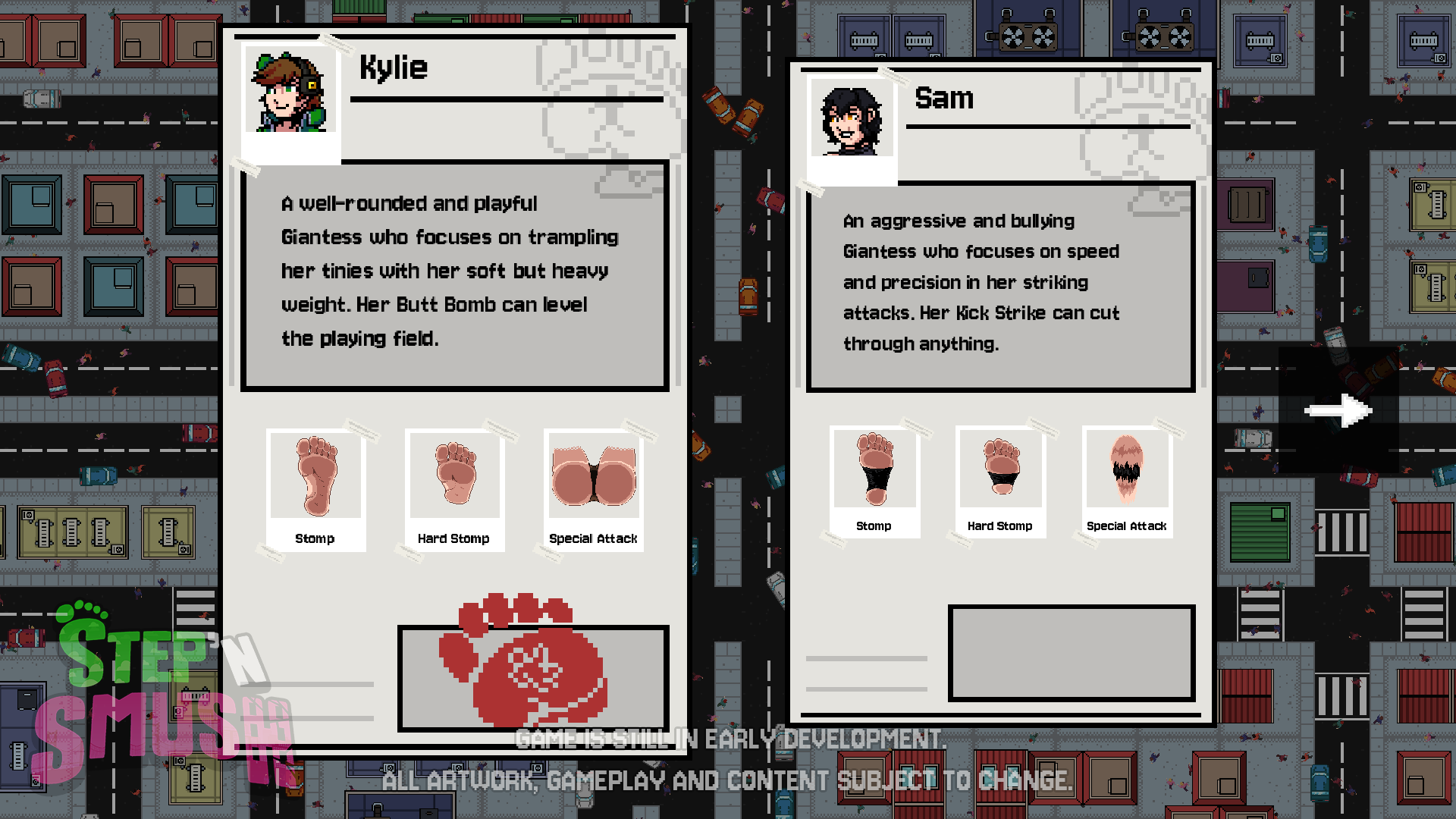 Screenshot 2 for Step 'N Smush [Micro May Playtest]