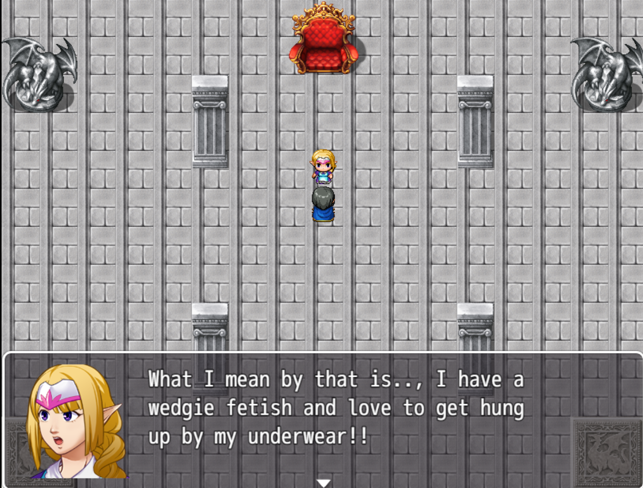 Elf Wedgie Giving Adventure RPG! by wman89