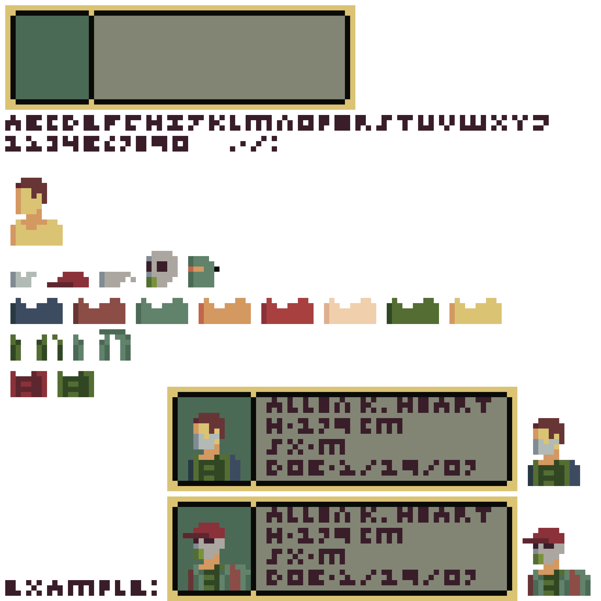 Modular Pixel Character Clothing Pack (Free) by RealHumanName