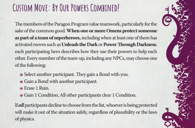 Custom Move: By Our Powers Combined!