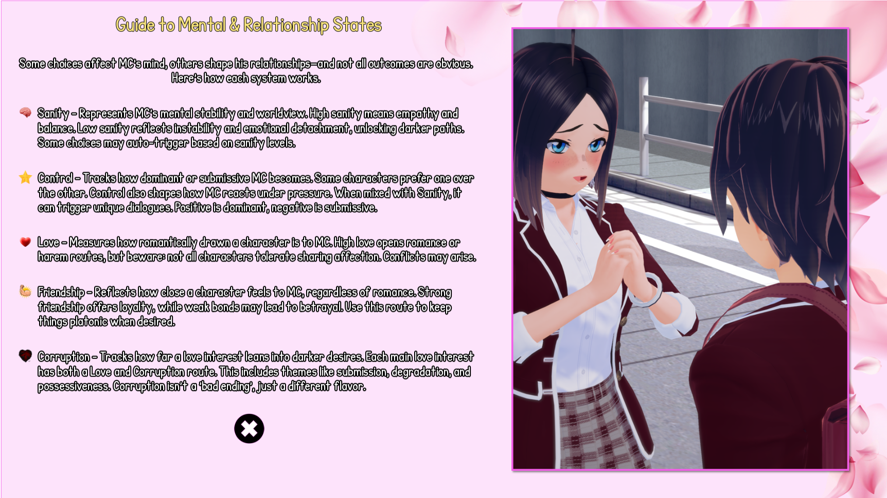 Screenshot 9 for Into Your Heart Revamped v0.1.9.3 Hotfix