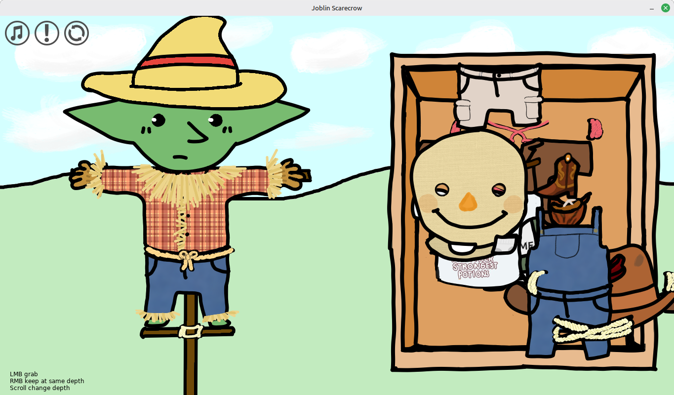 Screenshot 3 for Joblin Scarecrow Paper Doll