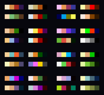 Super Game Boy Palettes for Aseprite by WildLeoKnight
