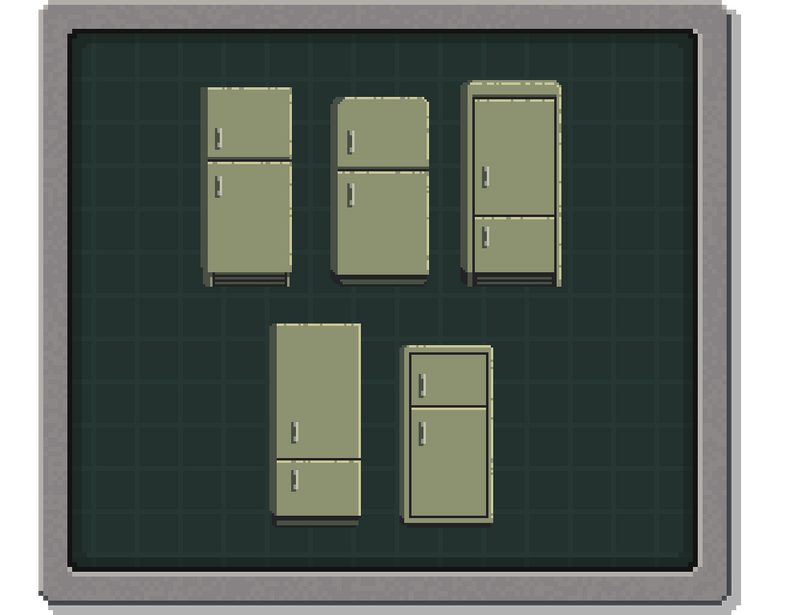 FREE Pixel Art - Fridge Pack - Animated by karsiori