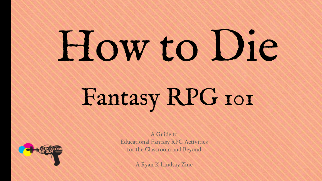 Screenshot 2 for How to Die - Fantasy RPG Creative Writing Educational Zine