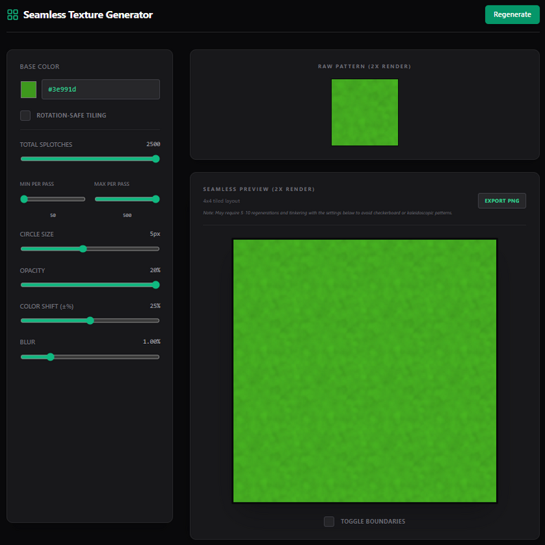 Seamless 64bit Simple Texture Generator by iAreEddie