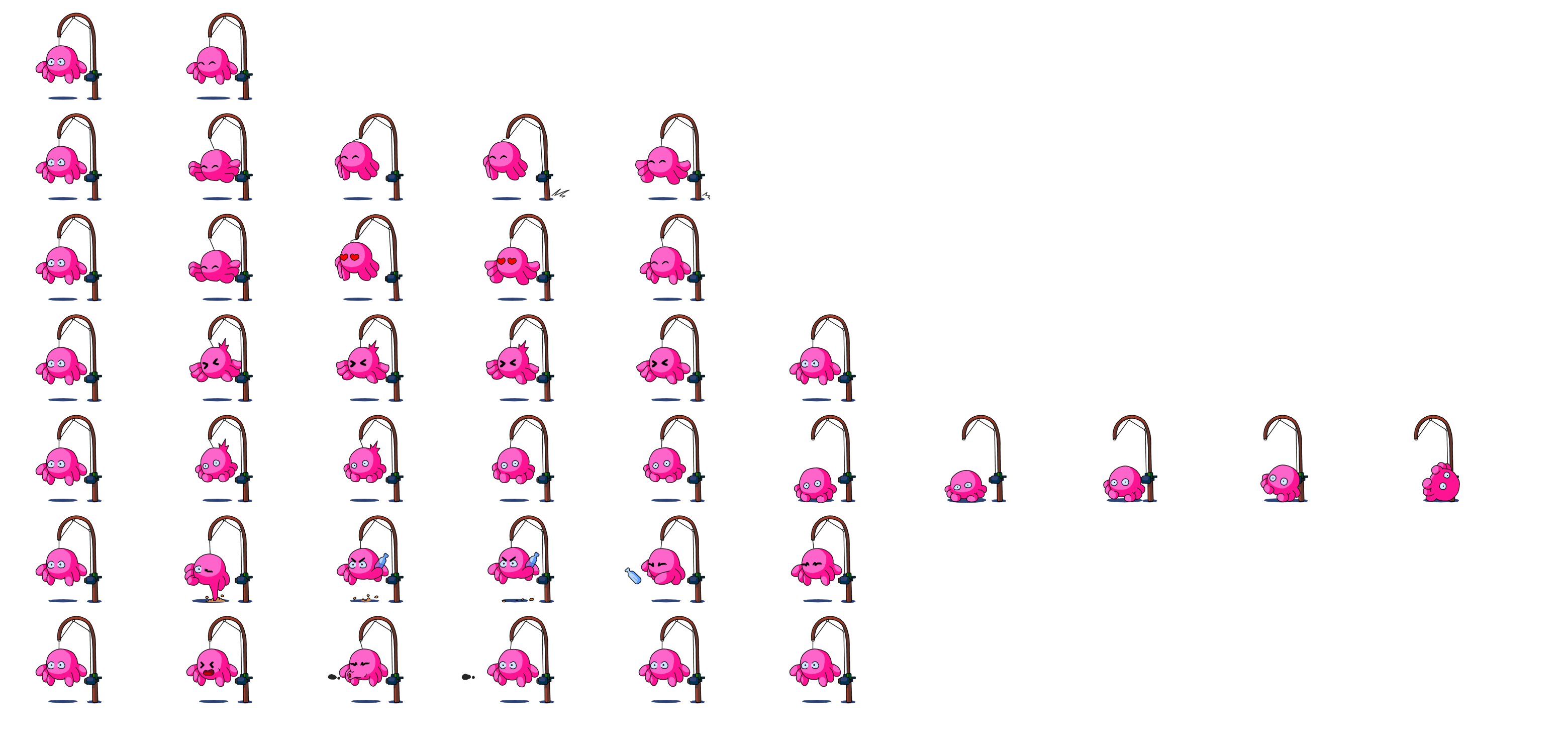 Character and Monster sprites by HPinky