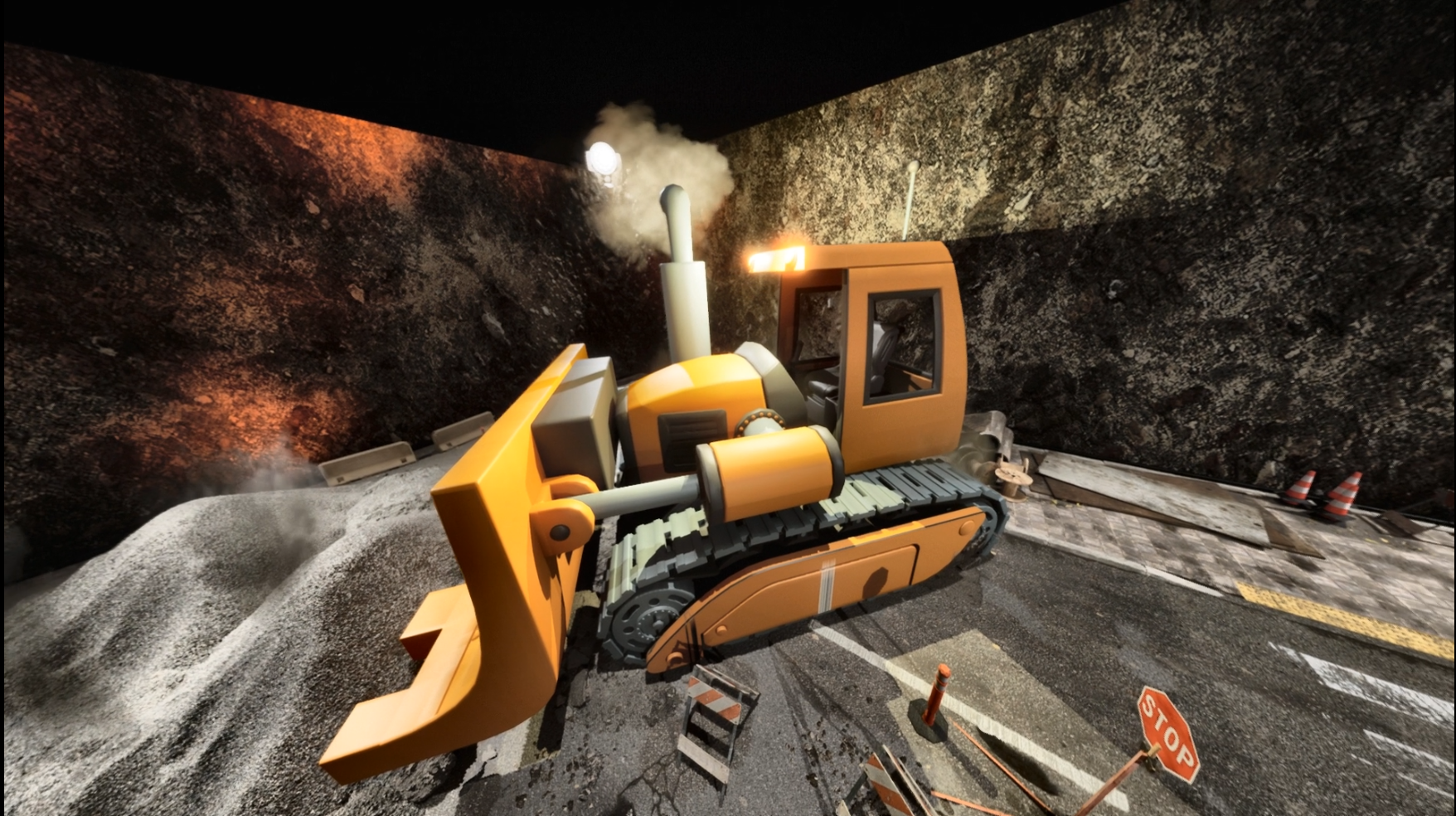 Construction Site (Animated Environment Design) by vviper-productions