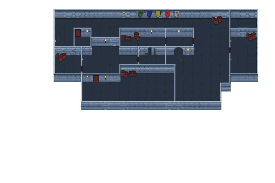Top Down Modular Design Python 2D Modular Core Dungeon Tileset – Top-Down by Patronaze