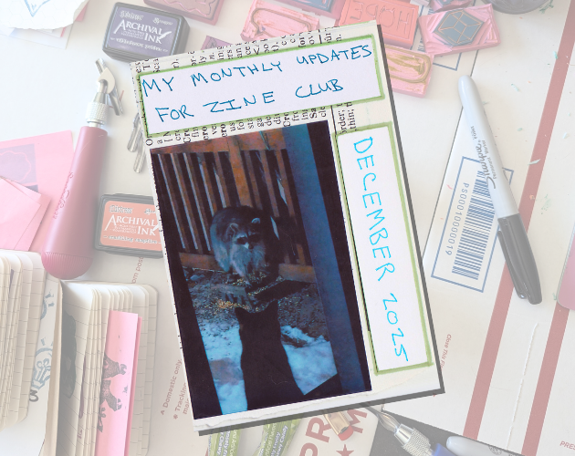 Screenshot 2 for 2025 #8 December- My Monthly Updates for Zine Club