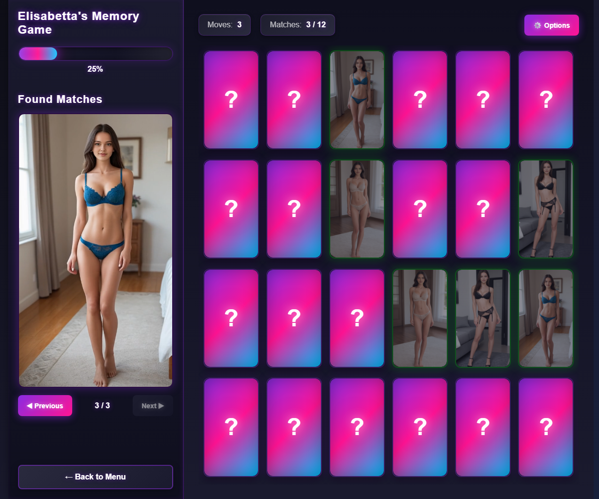 Screenshot 2 for MR Lingerie Memory