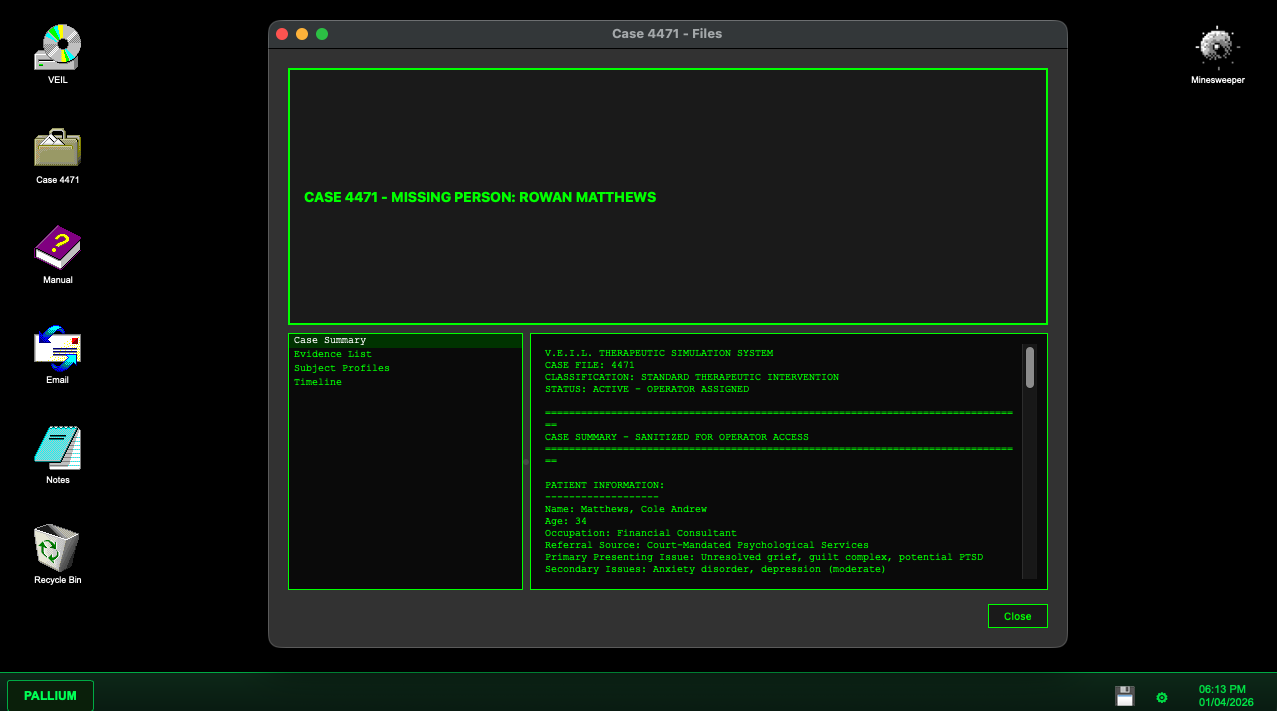 Screenshot 3 for Pathological: Veil of Deceit