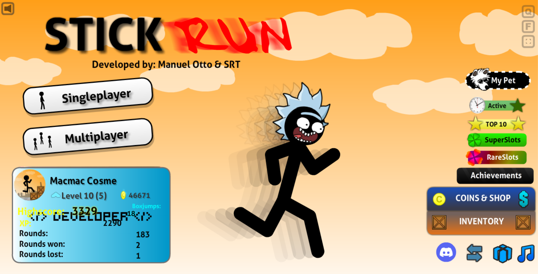 Screenshot 3 for Stick Run Classic