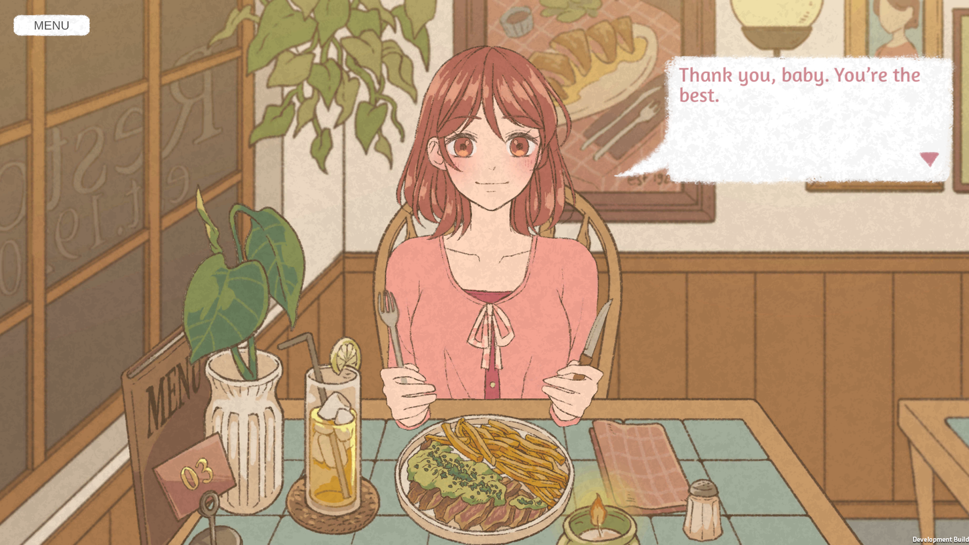 Screenshot 2 for Project - "Dinner, with Her."