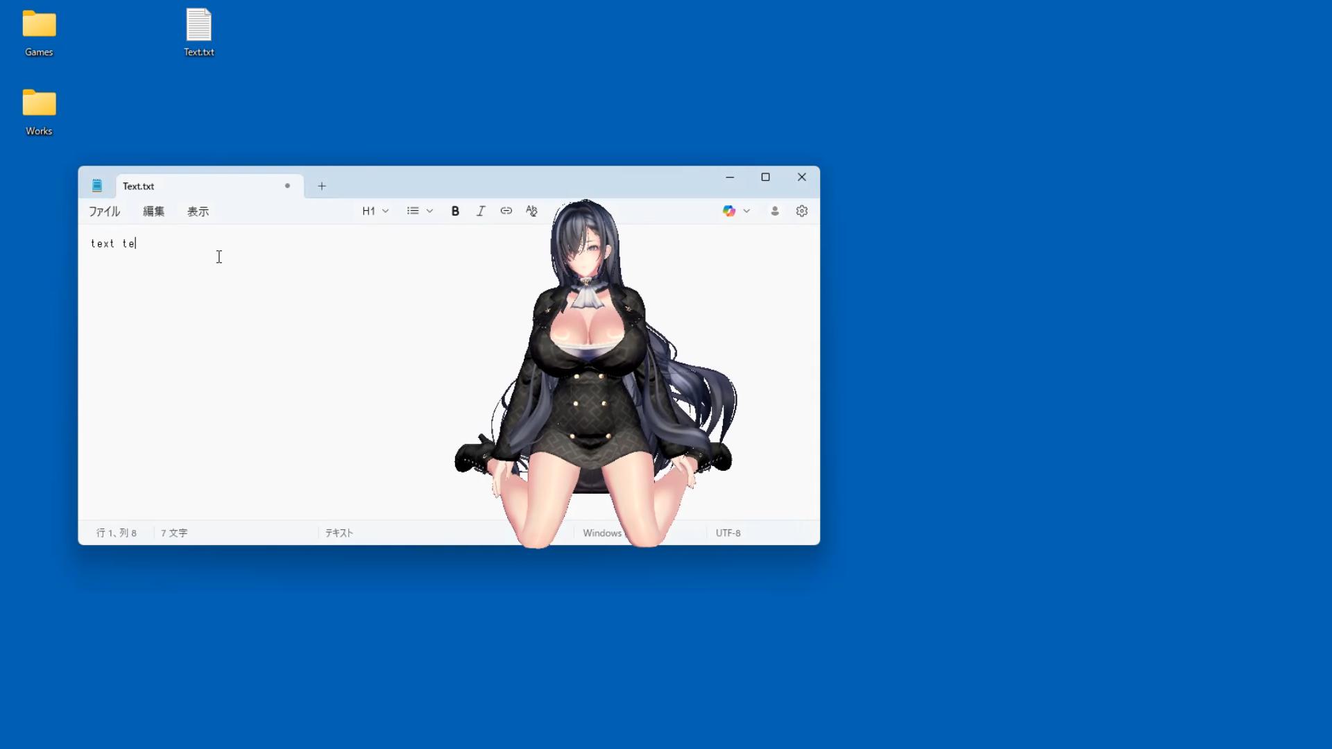 Hentai Secretary (Desktop Pet) - Demo ver screenshot 4