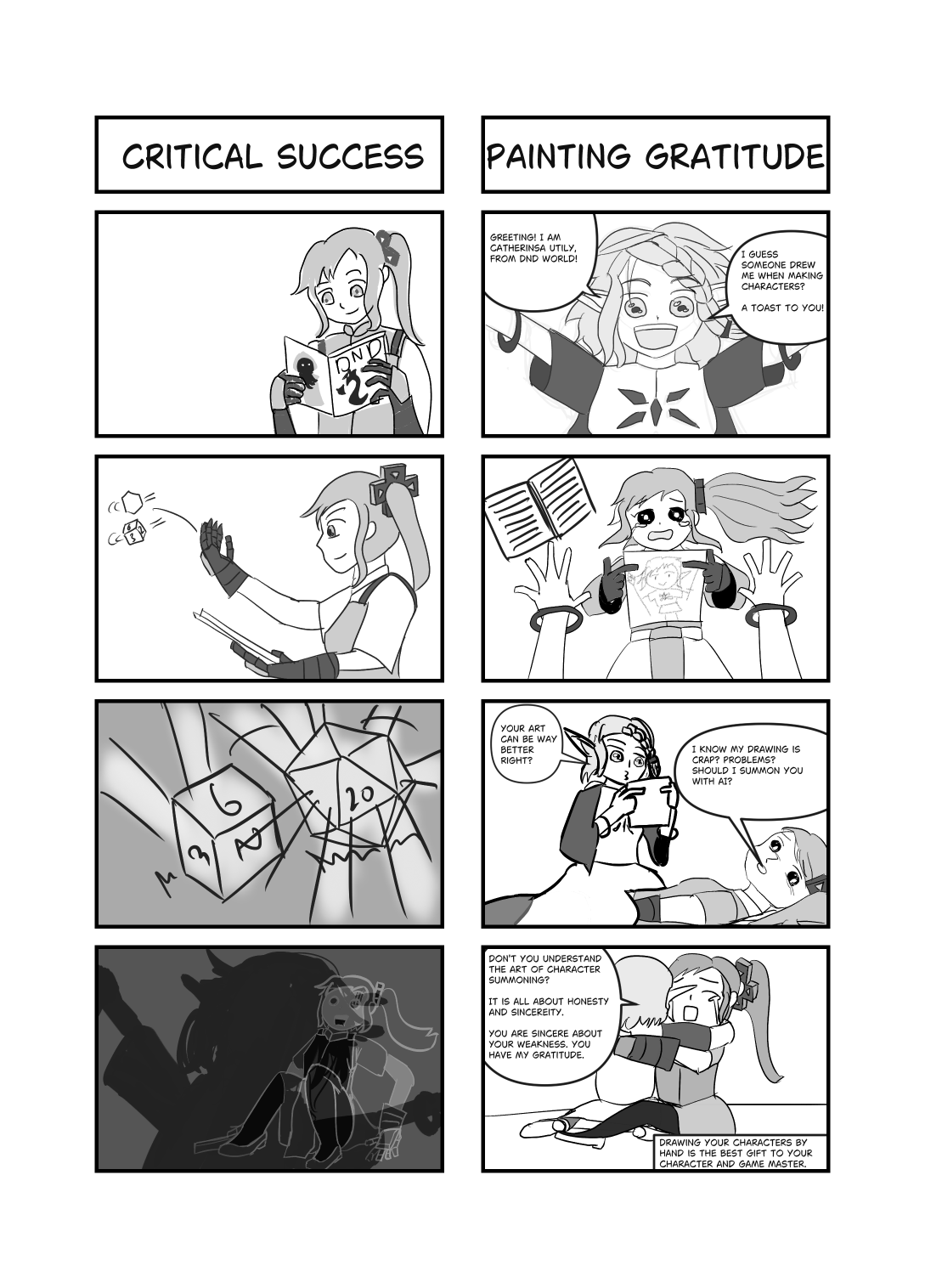 Screenshot 3 for A rare TTRPG 4 koma vol 1