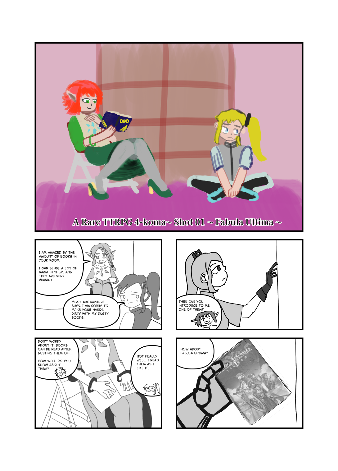 Screenshot 4 for A rare TTRPG 4 koma vol 1